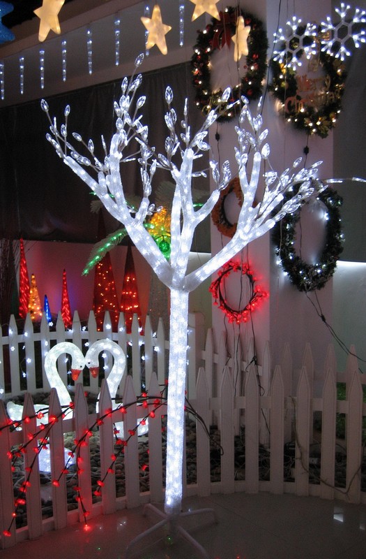 FY-001-H12圣诞丙烯酸树灯球泡灯 FY-001-H12便宜的圣诞丙烯酸树灯球泡灯 亚克力灯