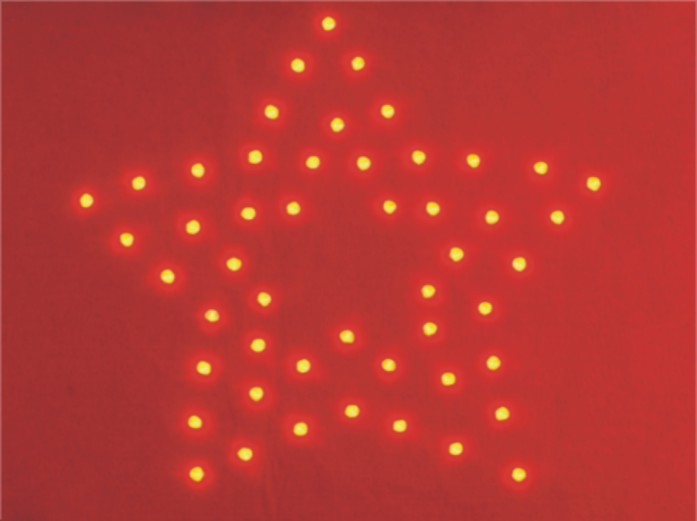 FY-002-A23圣诞之星毡地毯 FY-002-A23便宜的圣诞之星毡地毯门垫光球泡灯 - 地毯光照范围 manufacturer In China