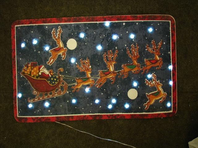 驯鹿门垫地毯灯泡灯FY FY-002-G03便宜的圣诞老人，驯鹿，门垫地毯灯泡灯管CLAUSE - 地毯光照范围 made in china 