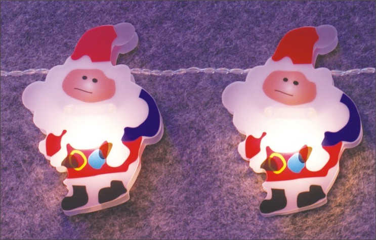FY-009-C64 LED灯链，PVC圣诞老人 FY-009-C64 LED灯链，PVC圣诞老人