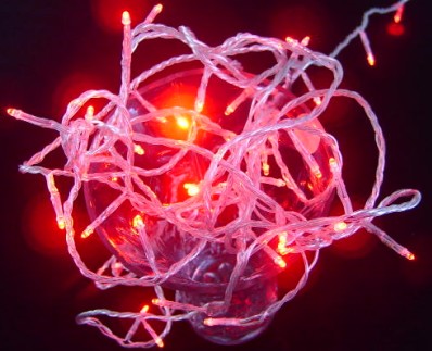  manufactured in China  Red 50 Superbright LED String Lights Static On Clear Cable  factory