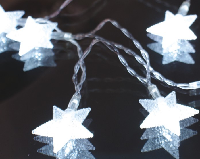 FY-009-A177 LED灯价格便宜的圣诞链星装饰