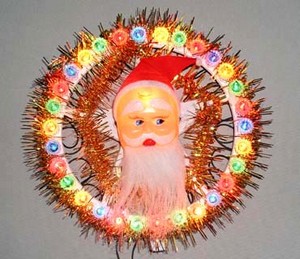 圣诞树顶部的塑料架灯球泡灯 便宜的圣诞树顶部的塑料架灯泡灯管