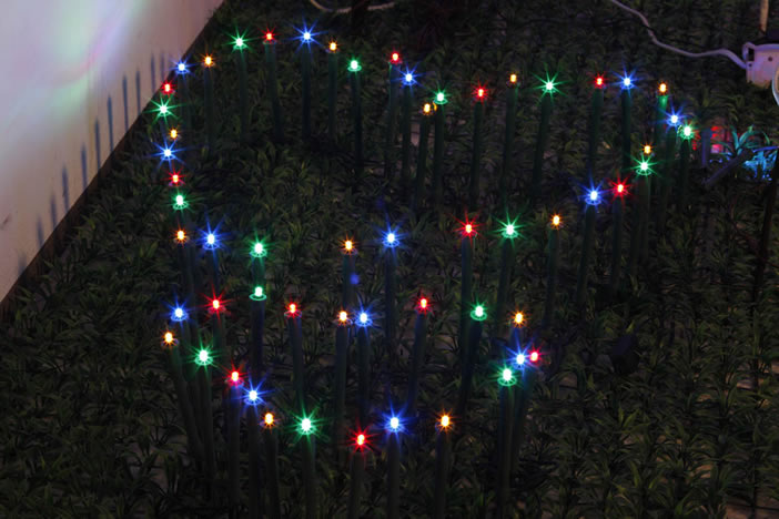 FY-50024 LED廉价圣诞枝树小的LED灯球泡灯
