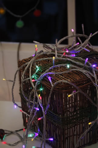 FY-60101 LED便宜的圣诞装饰灯球泡灯串链